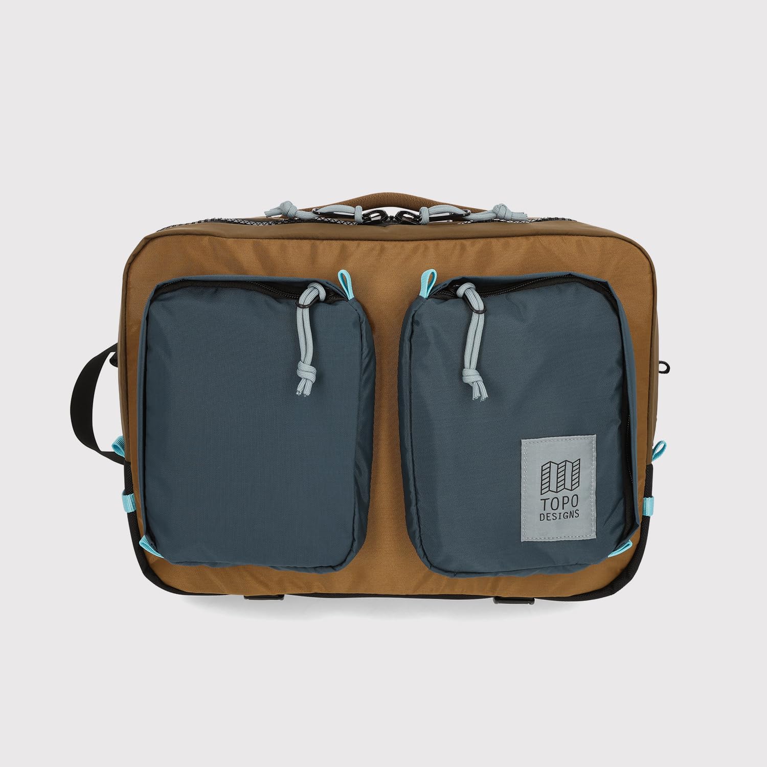 Topo Designs Global Briefcase - Desert Palm/pond Blue - One Size
