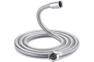 VASLON Copper Head Shower Hose Stainless Steel Extra Long Shower Head Hose Bathroom Handheld Showerhead Sprayer Extension Rep