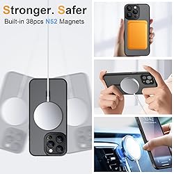 ROYBENS for iPhone 13 Pro-Max Matte Clear Case