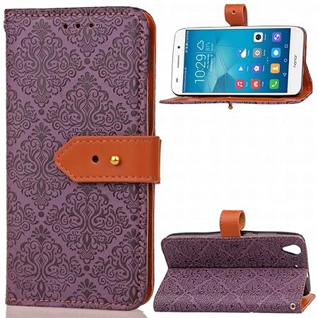 Ougger Handyhülle für Huawei Honor Holly 3 Hülle Tasche, Klassische BriefHülle Tasche Schale Schutzhülle Leder Weich Magnetis