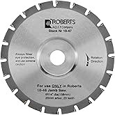 ROBERTS 10-47-6 20-Tooth Carbide Tip Saw Replacement Blade for 10-55 Jamb Saw, 6-3/16-Inch