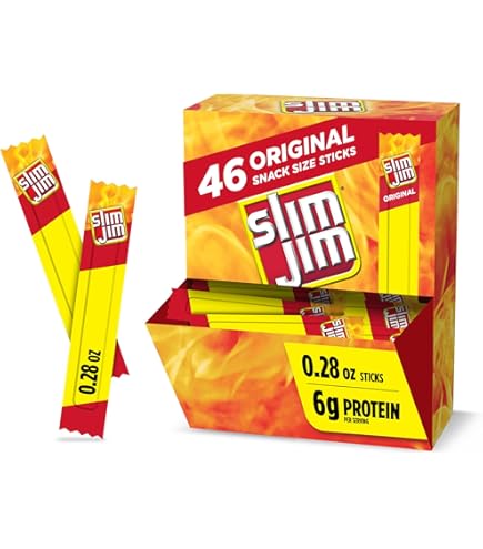 Amazon.com: Slim Jim Giant Smoked Snacks, Original, 0.97-Ounce