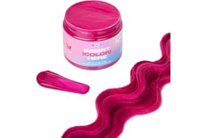 INH Semi Permanent Hair Color Flamingo Topaz, Color Depositing Conditioner, Temporary Hair Dye, Tint Conditioning Hair Mask, Safe, Pink Hair Dye - 6oz