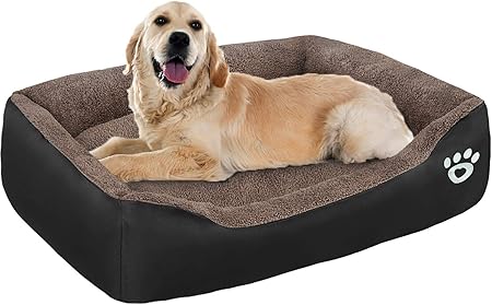 covered dog beds for large dogs