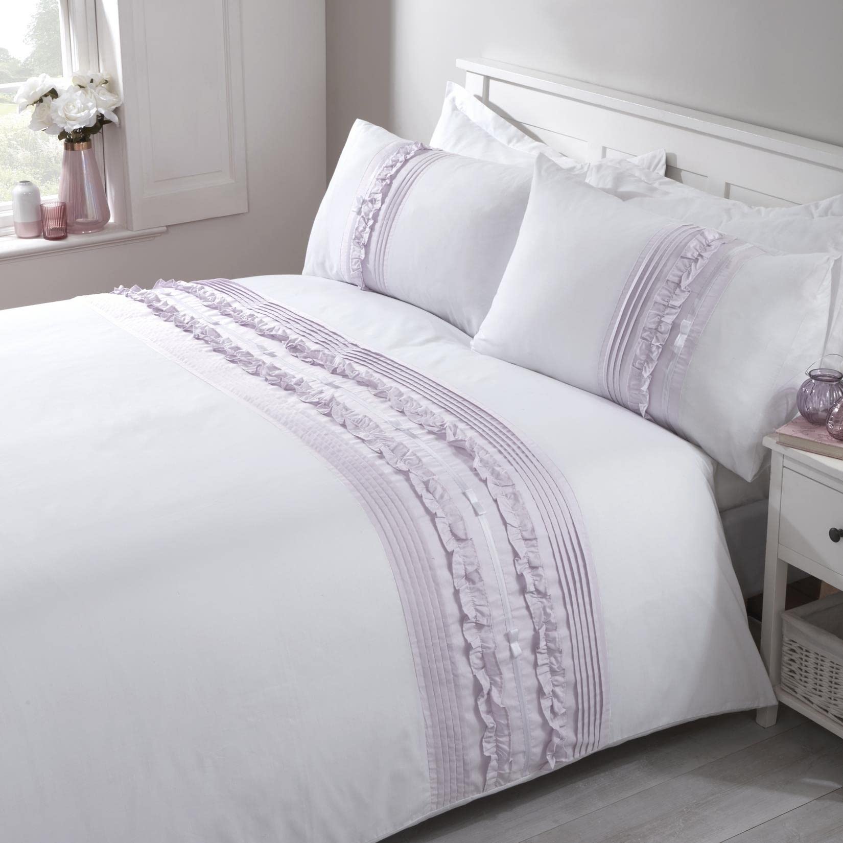 Rapport Tilly Duvet Cover Bed Set, Heather, SuperKing