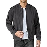 COOFANDY Men's Bomber Jacket Lightweight Casual Stylish Light Flight Jacket Windbreaker Varsity Jackets