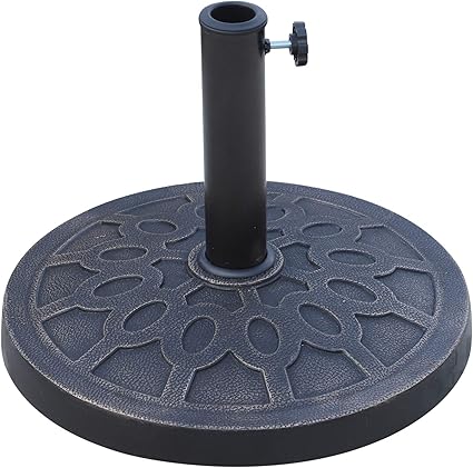 decorative patio umbrella stand