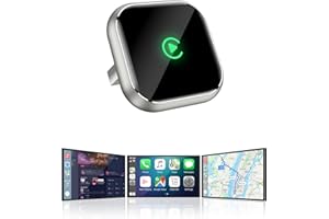 Wireless CarPlay Adapter for Apple iPhone - Upgrade Wired CarPlay to Wireless Device, Mini T-Shaped for Car USB Plug and Play