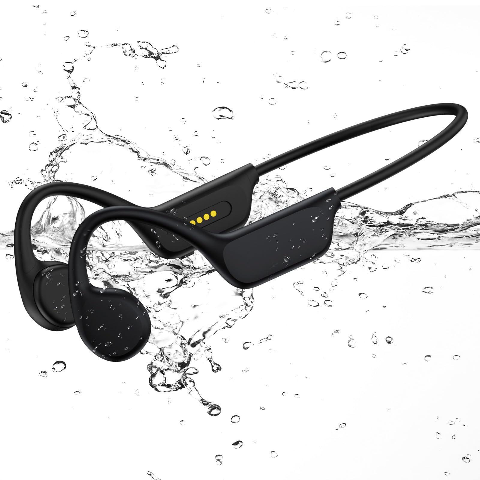Photo 1 of Bone Conduction Swimming Headphones,Wireless IPX8 Waterproof Open-Ear Headphone/Earphones, 32G Underwater Headset/Earbuds, Sports, Swimming, Diving