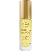 Kuumba Made Water Goddess Fragrance Oil Roll-On, Alcohol-Free, 0.15 Fl Oz | Long-Lasting Scented Oil with Fresh Water, Soft Spice Notes, Botanical, Skin-Friendly Perfume Roller, Vegan, Cruelty-Free