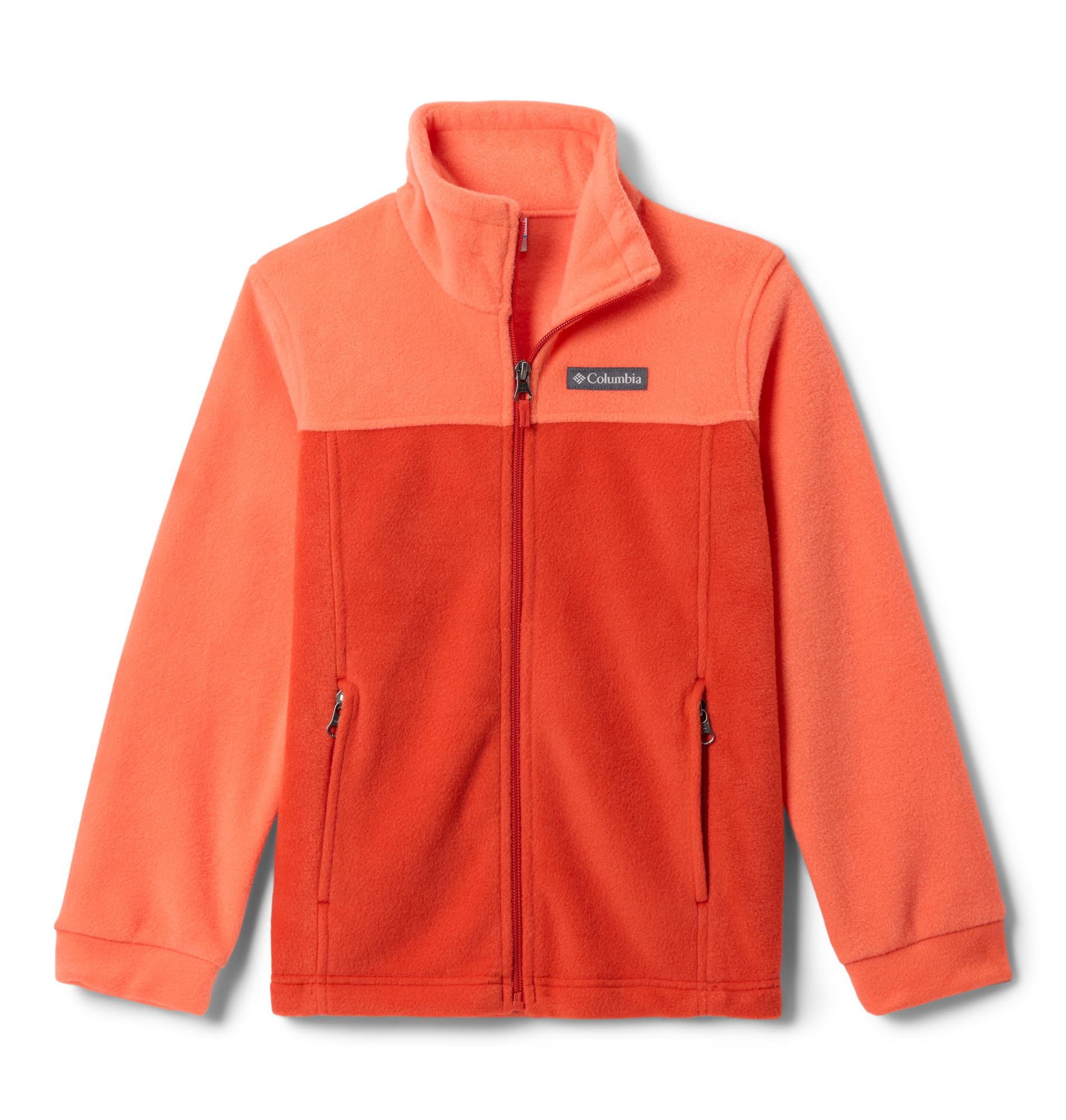 Columbia Youth Boys Steens Mountain II Fleece Jacket, Zing/Super Sonic, Large Image