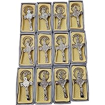 纒向 3巻セット 箱入り Amazon.com: Juvale 24-Pack Cross Keychain Bulk Set, 3.6