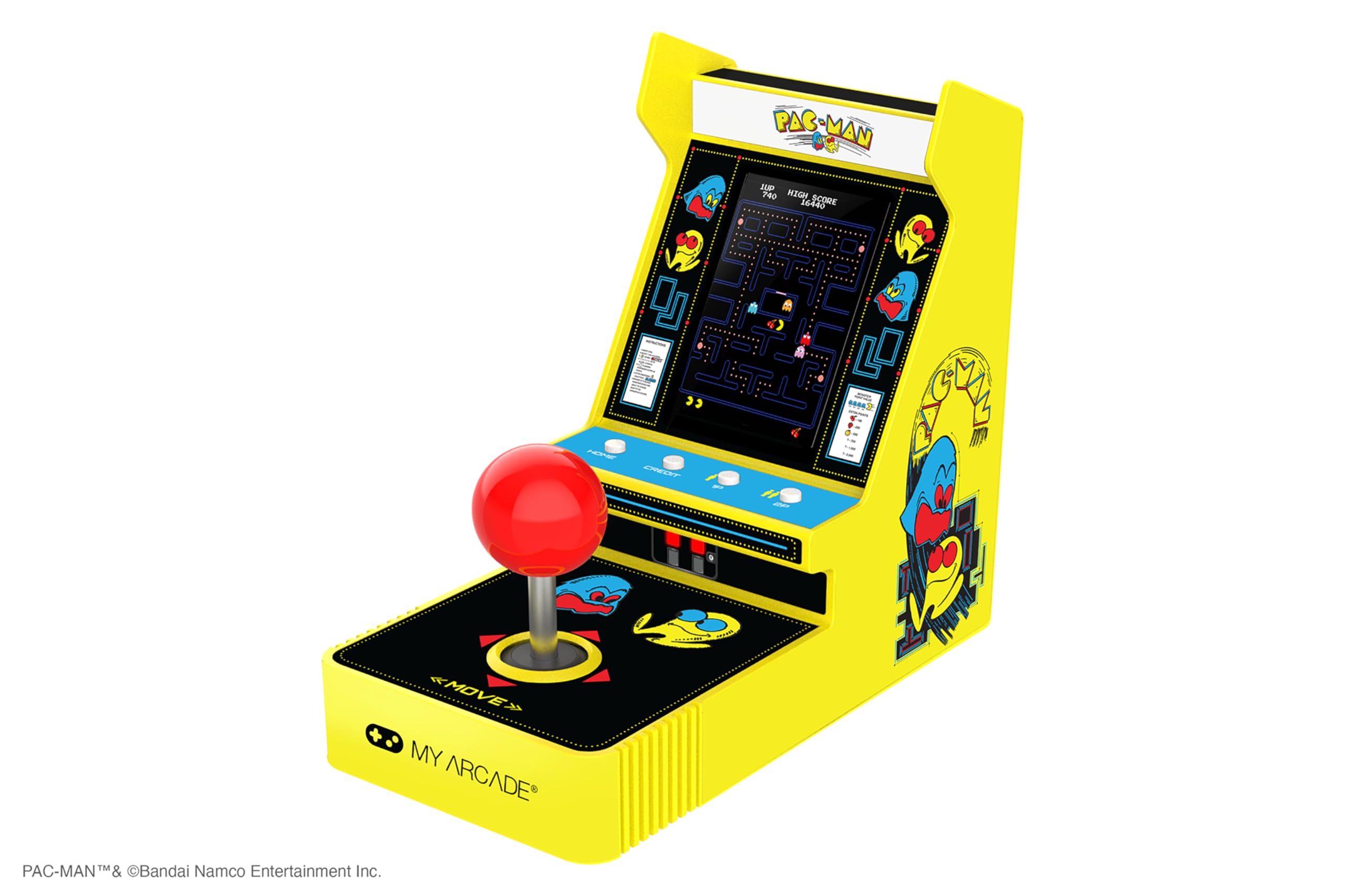 My Arcade Pac Man Joystick Player Officially Licensed Retro Gaming 