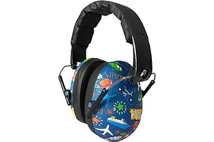 BANZ Kidz Earmuffs 2 Years & Older - Loud Noise Cancelling Kids Headphones & Toddler Ear Muffs, Size Adjustable