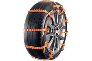 Snow Chains for Car Tires | Zip Ties for Tires In Snow | Anti-Slip Wheel Zip Ties,for Sedan SUV Truck Vehicle Outdoor Winter 