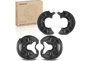 A-Premium Front and Rear Driver and Passenger Side Brake Dust Shield Compatible with Volkswagen, Models - Jetta, Golf, Beetle