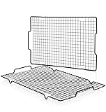 HULISEN Cooling Rack 2 Pack - 16" x 10", Nonstick