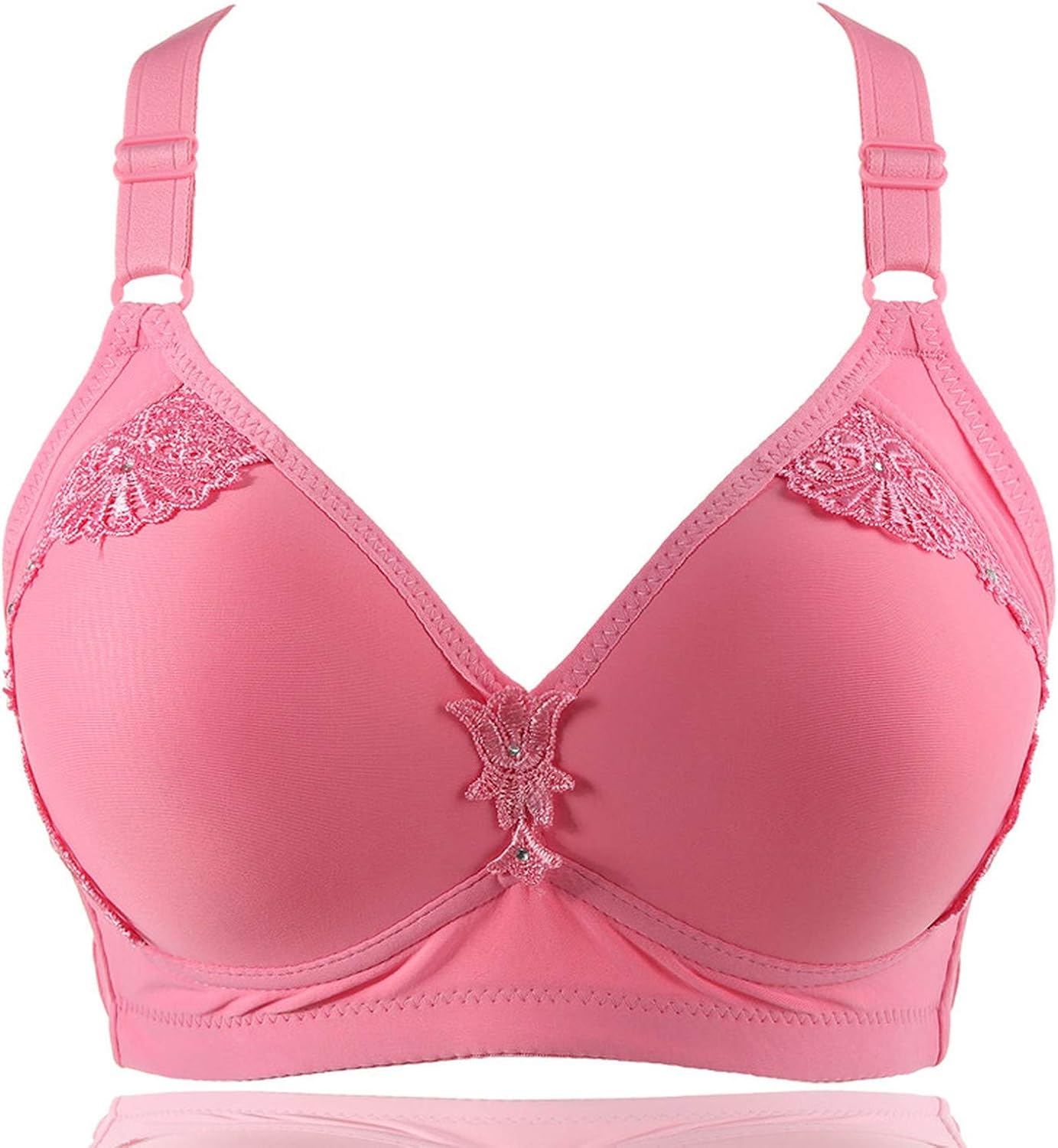 Lace Thin Push Up Bra Big Size Bc Cup Heighten Side Back Button Underwear Bras for Women