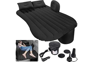 Cyeelves Car Inflatable Bed Mattress, Mattress Back Seat RV Mattresses, Travel for Automotive SUV Truck Berlina Furgonetas Grande Cars Backseat Sleeping Bed,Full