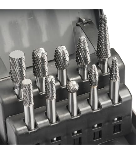 Amazon.com: Carbide Bur 8 Pc Set,1/4 x 1/4