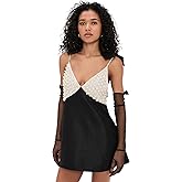 For Love & Lemons Women's Pearly Bow Mini Dress