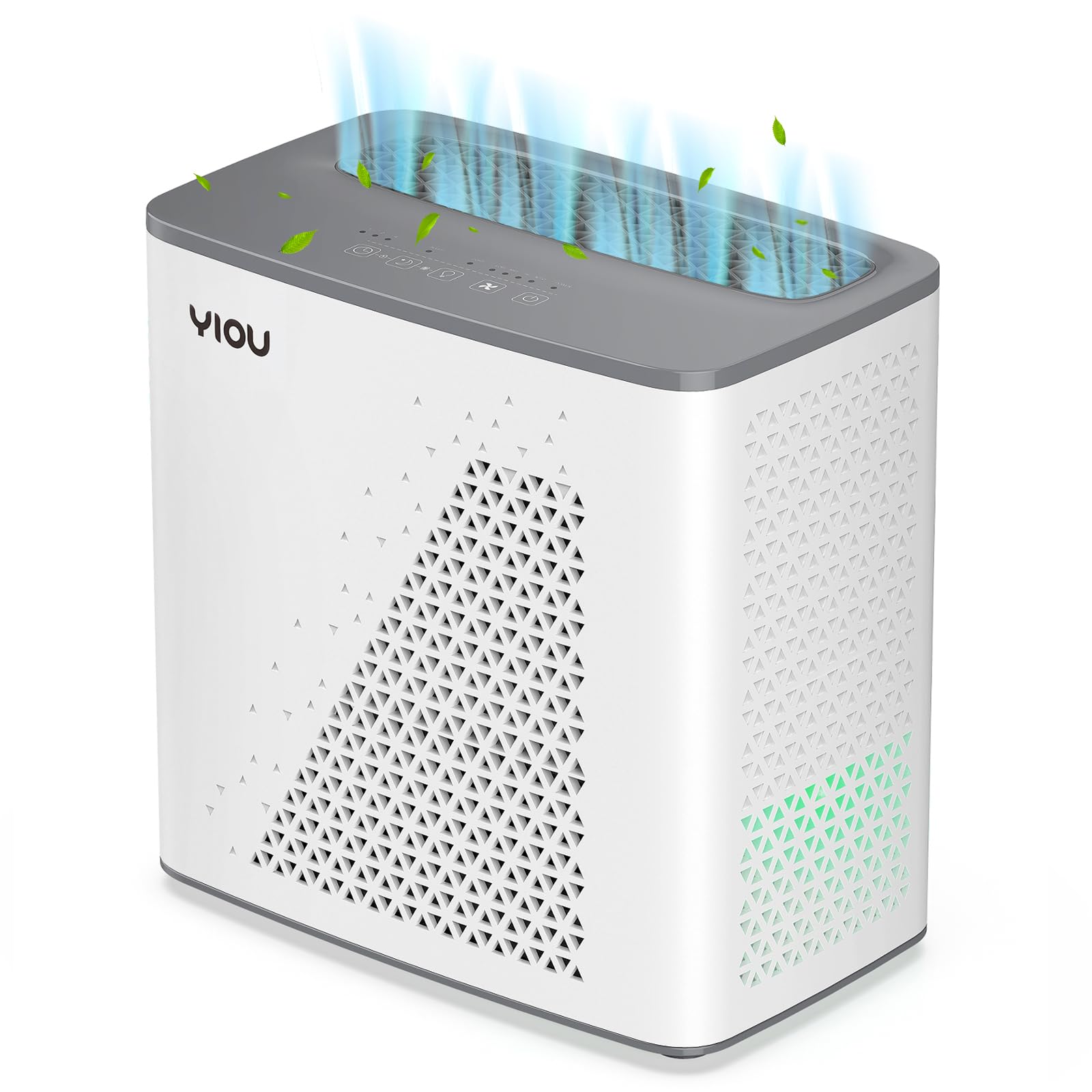Air Purifier for Bedroom Home, Large Room Up to 1295 Ft², H13 True HEPA Filter for Pets Hair, Wildfires, Smoke, Dander, Pollen, Quiet 20dB Air Cleaner for Office Living Room Kitchen Dorm