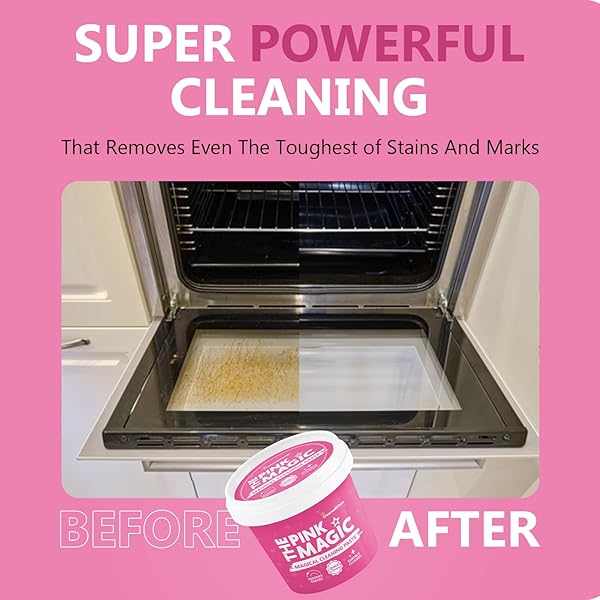 NATURAL ALL PURPOSE CLEANING POWER PASTE, DEEP CLEANING SUPPLIES, HOUSEHOLD SCRUB PASTE CLEANER FOR KITCHEN AND BATHROOM AND OTHER SURFACES