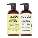 PURA D'OR Anti-Thinning Biotin Shampoo & Deep