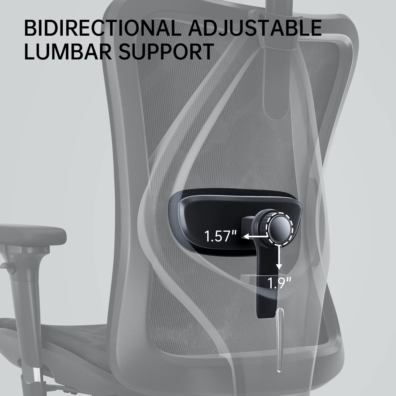 SIHOO M57 Ergonomic Office Chair With 3 Way Armrests Lumbar Support And Adjustable Headrest High