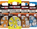 Ansmann ZA13 Size 13 Orange Hearing Aid Batteries Pack of 6 1.45V Mercury Free view 4