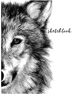Sketchbook Cute Wolf Sketchbook For Adults Children Animals Lovers To Sketching Whiting Drawing Journaling And Doodling 8 5x11x Inch Abstract Blue Green Yellow Brown Pattern Pets Sounding 9781070349657 Amazon Com Books