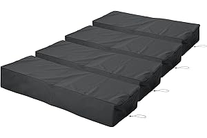 Christopher Knight Home Ann Outdoor Waterproof Chaise Lounge Cover (Set of 4), Gray