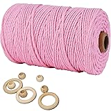 Macrame Cord 3mm 218 Yards Cotton Rope Light