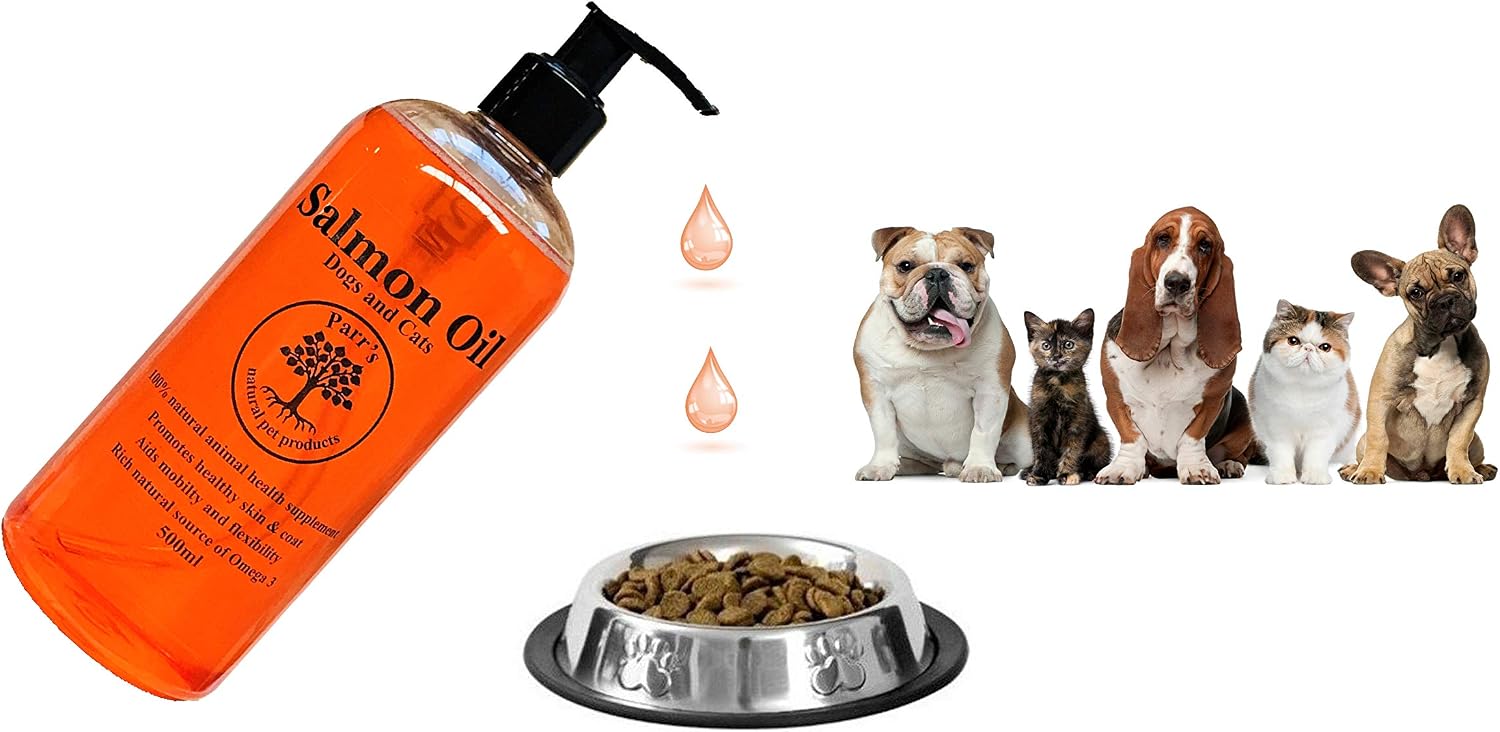 Salmon Oil - 100% Crystal Clear & Pure for Dogs and Cats-500ml - Image 3