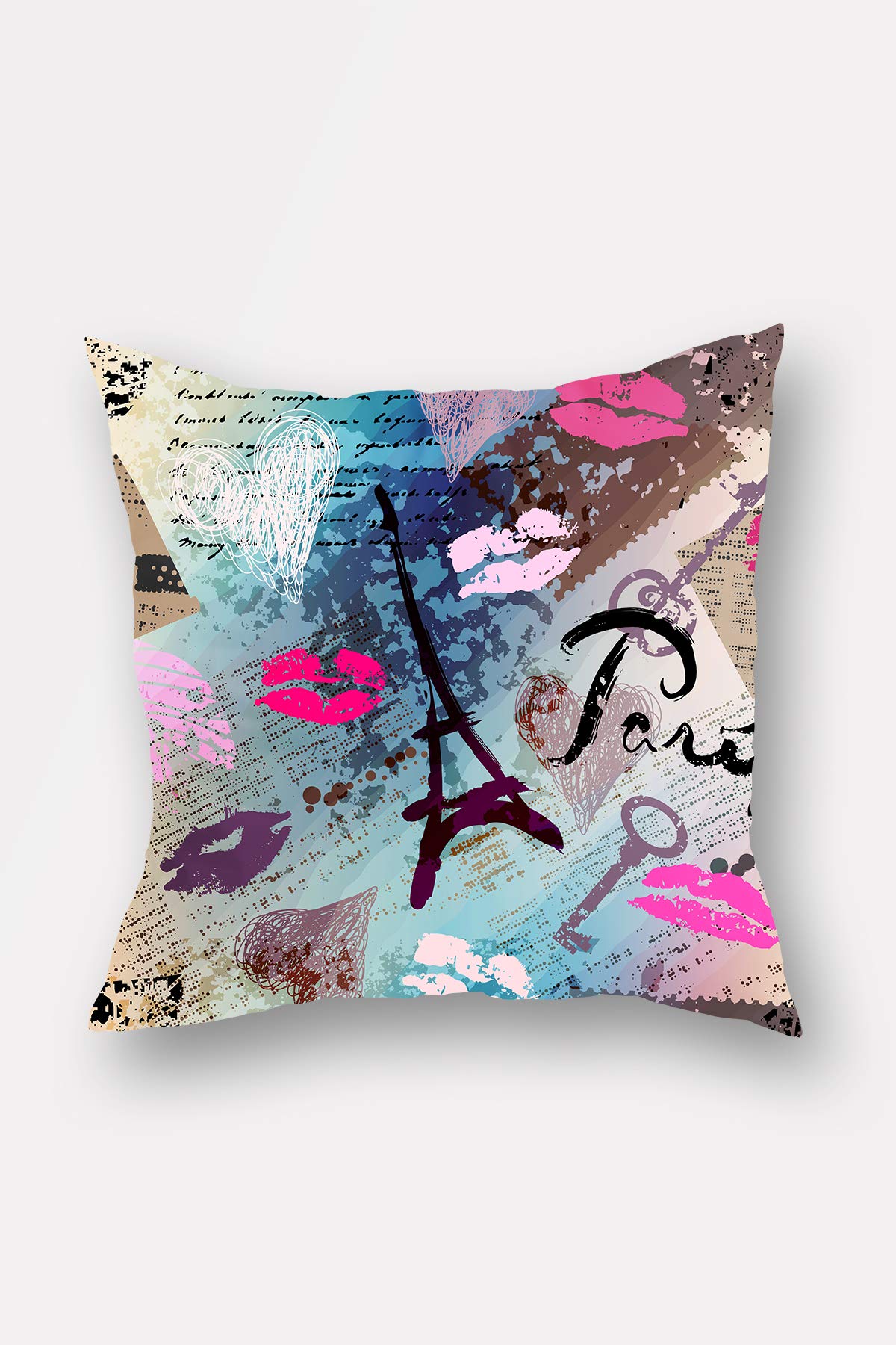 Lulu Home Pillowcase, Multi-Colour, 45 x 45 cm
