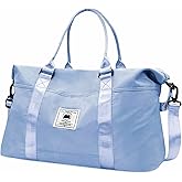 Travel Duffle Bag, Waterproof Sport Tote Gym Bag for Women Men, Overnight Weekender Carry On Bag with Wet Pocket