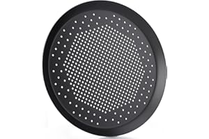 Beasea 10 Inch Pizza Pan, Pizza Pan with Holes Perforated Pizza Pan Aluminum Alloy Round Vented Pizza Pans for Oven, Pizza Crisper Pan Pizza Baking Tray Bakeware for Home Restaurant Kitchen