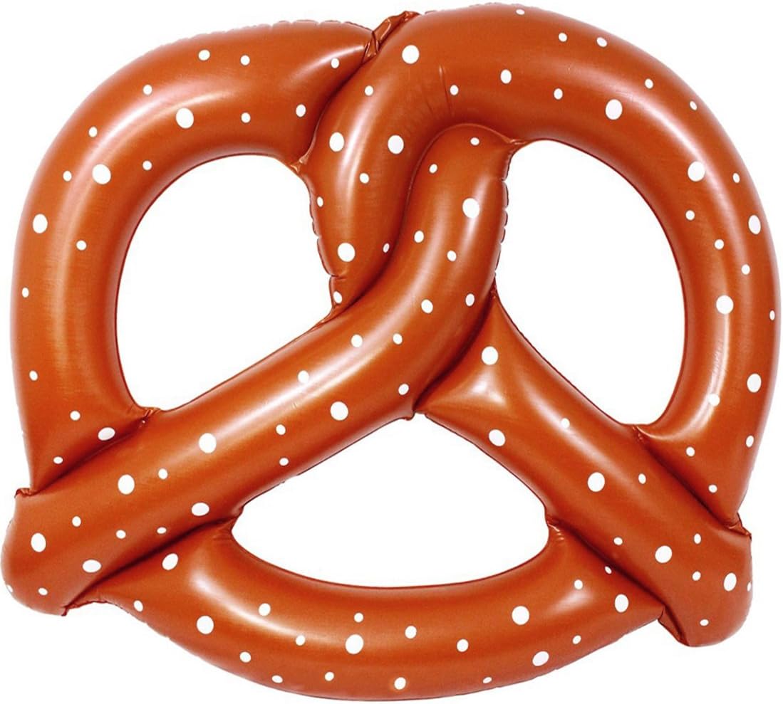 Giant Pretzel Swim Fun Inflatable Floating Seat