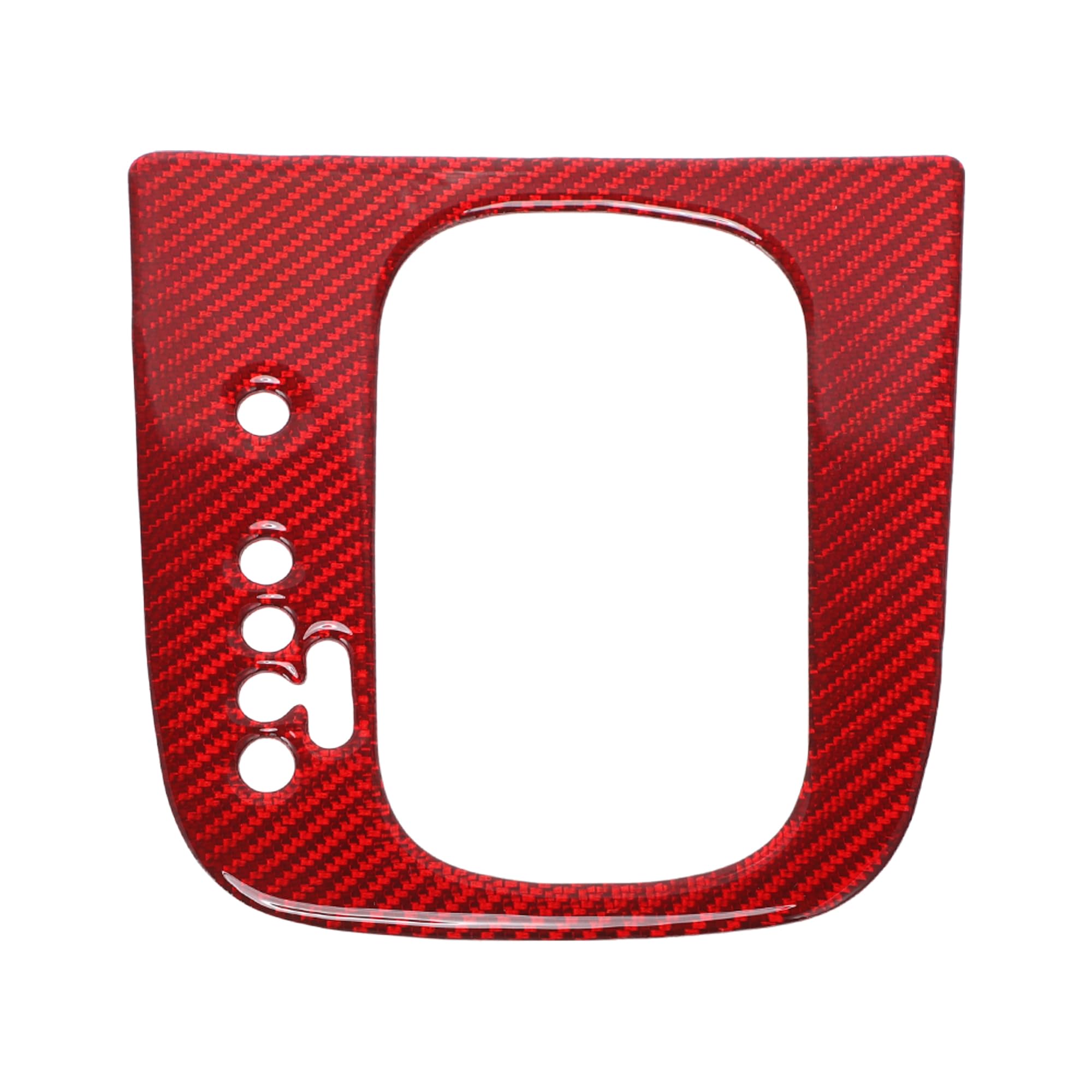 Photo 1 of TUCKBOLD ABS Gear Shift Knob Button Cover for VW Golf 6 GTI MK6 2008-2013 Console Gear Panel Control Decal Trim Sticker Interior Accessories Red