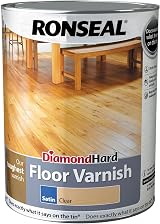 Ronseal Diamond Hard Floor Varnish Satin 5 Litre DHFVS5L