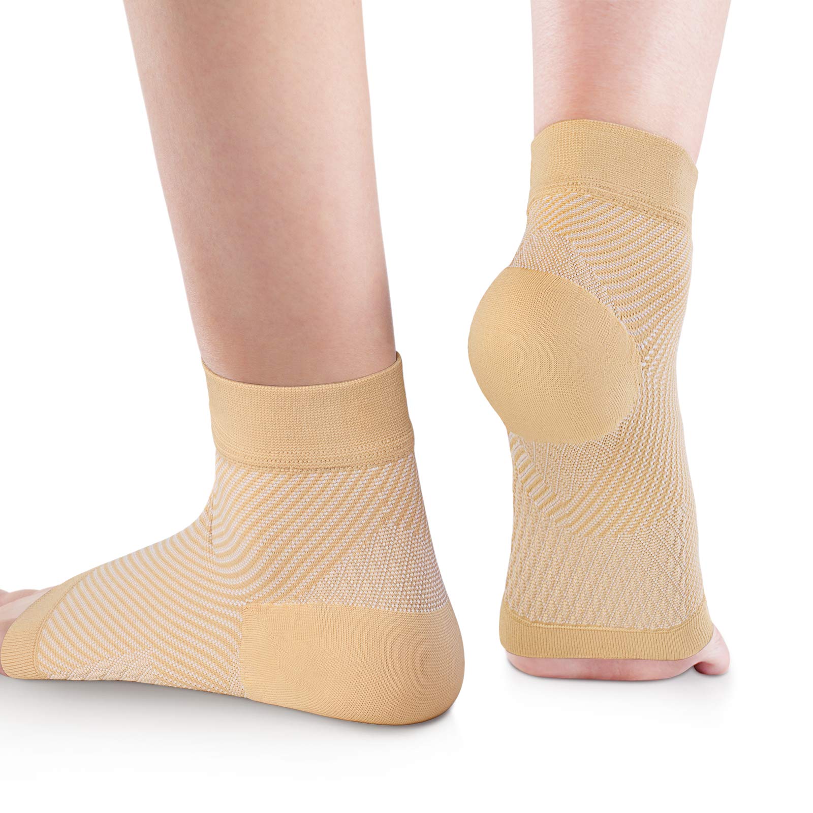 Plantar Fasciitis Foot Support Socks, Goosehill Ankle Support Compression Socks Foot Sleeves for Ankle, Aching Feet and Heel Pain Relief, for Both Left and Right Foot