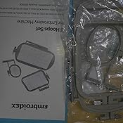 Amazon.com: 3-Piece Embroidery Hoop Set for Brother