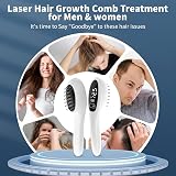 iKeener Red Blue Light Therapy Hair Growth Comb Portable Hair Loss Prevent view 6