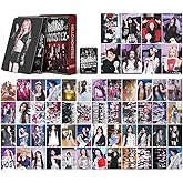 B-M Photocards 2025 New Album Lomo Cards,55PCS B-M Cards for Fans Collection (Red)