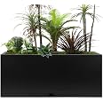 KOL Galvanized Steel Planter Box, Carbon Steel Metal Planter Box