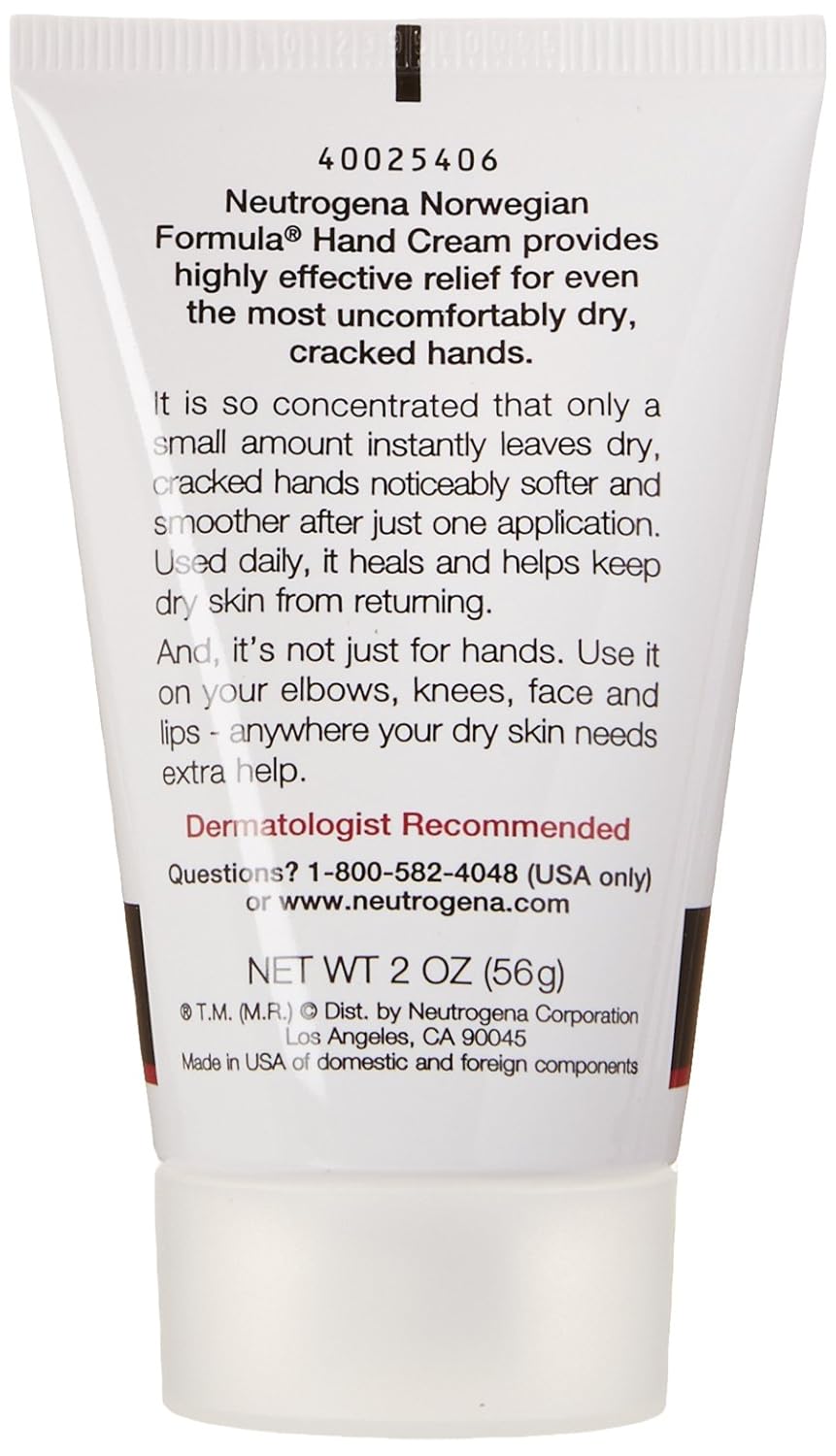Neutrogena Hand Cream Norwegian Formula, 2 Oz (5 pack) : Beauty