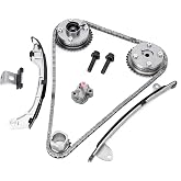 13070-0V010 13050-0V010 Timing Chain Kit with VVT Sprockets and Guides | Compatible with Toyota Camry Highlander RAV4 Sienna Avalon Venza and Scion tC, selected 2.5L and 2.7L models