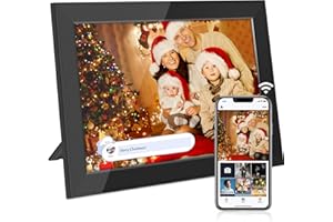 Jazeyeah WiFi Uhale Digital Picture Frame,10.1 Inch Smart Photo Frame with1280 * 800 HD IPS Touch Screen,Share Photos/Videos Instantly via App from Anywhere Thanksgiving Gifts