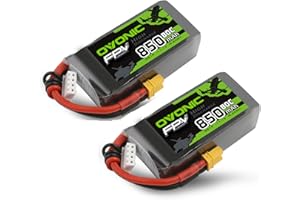 OVONIC Lipo Battery 850mAh 80C 11.1V 3S RC Battery with XT30 Connector for RC Plane DJI Quadcopter RC Airplane RC Helicopter RC Car Truck Boat 2pcs