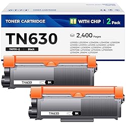 TN630 Toner Cartridge Black 2-Pack Printer